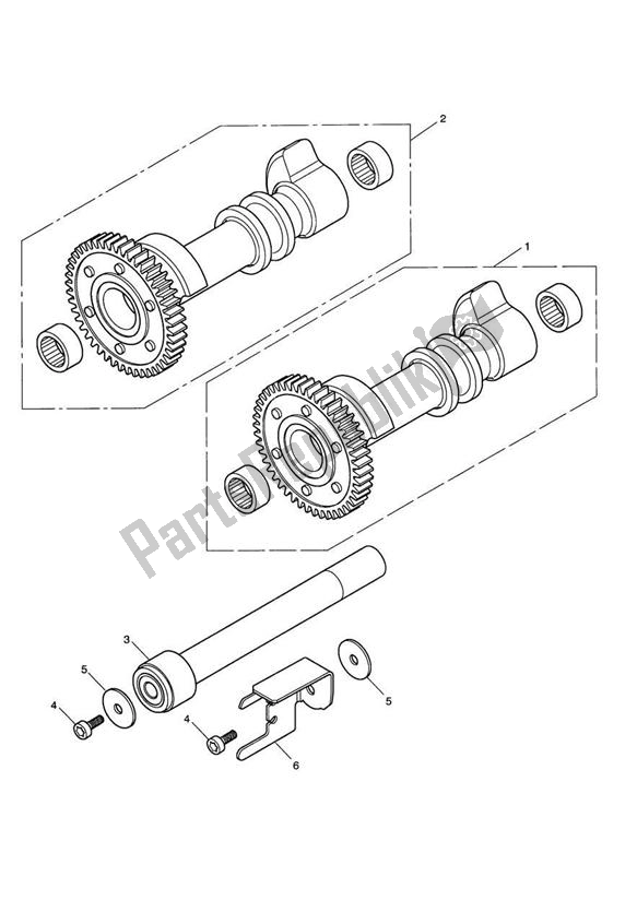 Tutte le parti per il Equilibratore del Triumph America Carburettor 790 2002 - 2007